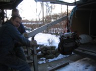Transporting engine